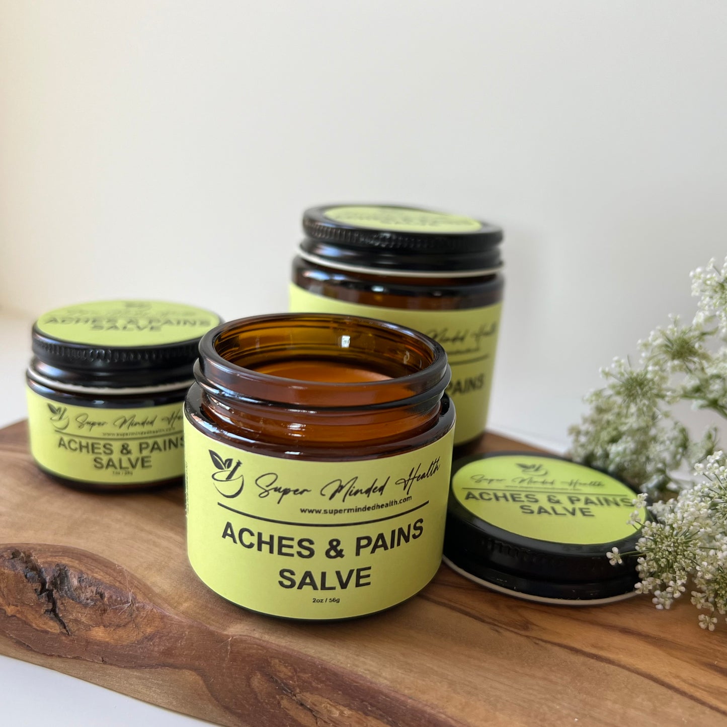 Aches & Pains Salve | Sore Muscle and Joints | Arnica Cayenne Salve | All Natural Herbal Salve