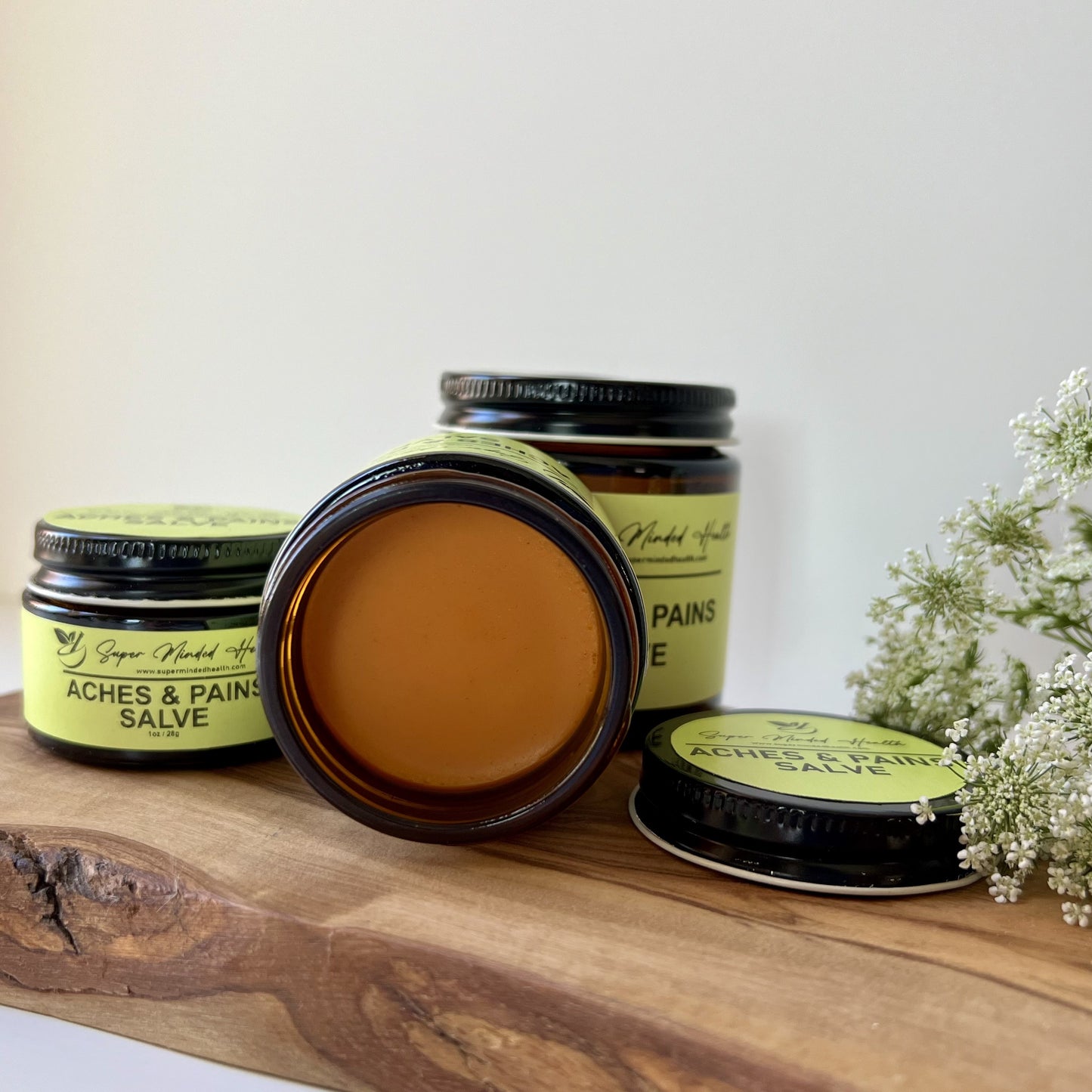 Aches & Pains Salve | Sore Muscle and Joints | Arnica Cayenne Salve | All Natural Herbal Salve