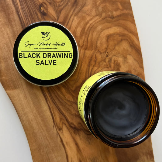 Black Drawing Salve | Pulls Splinters Stings Cysts Boils | All Natural Herbal Salve