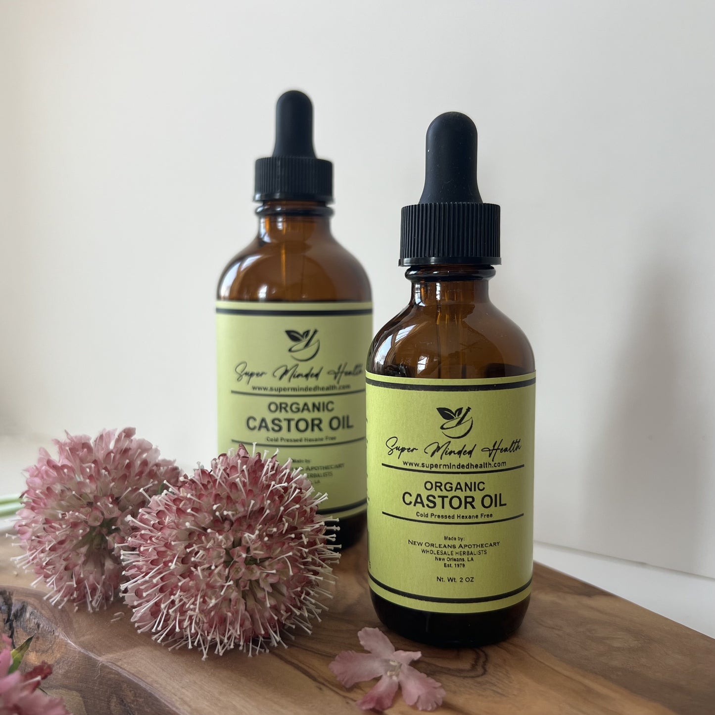 Castor Oil | 100% Pure Organic | Cold Pressed | Hexane Free