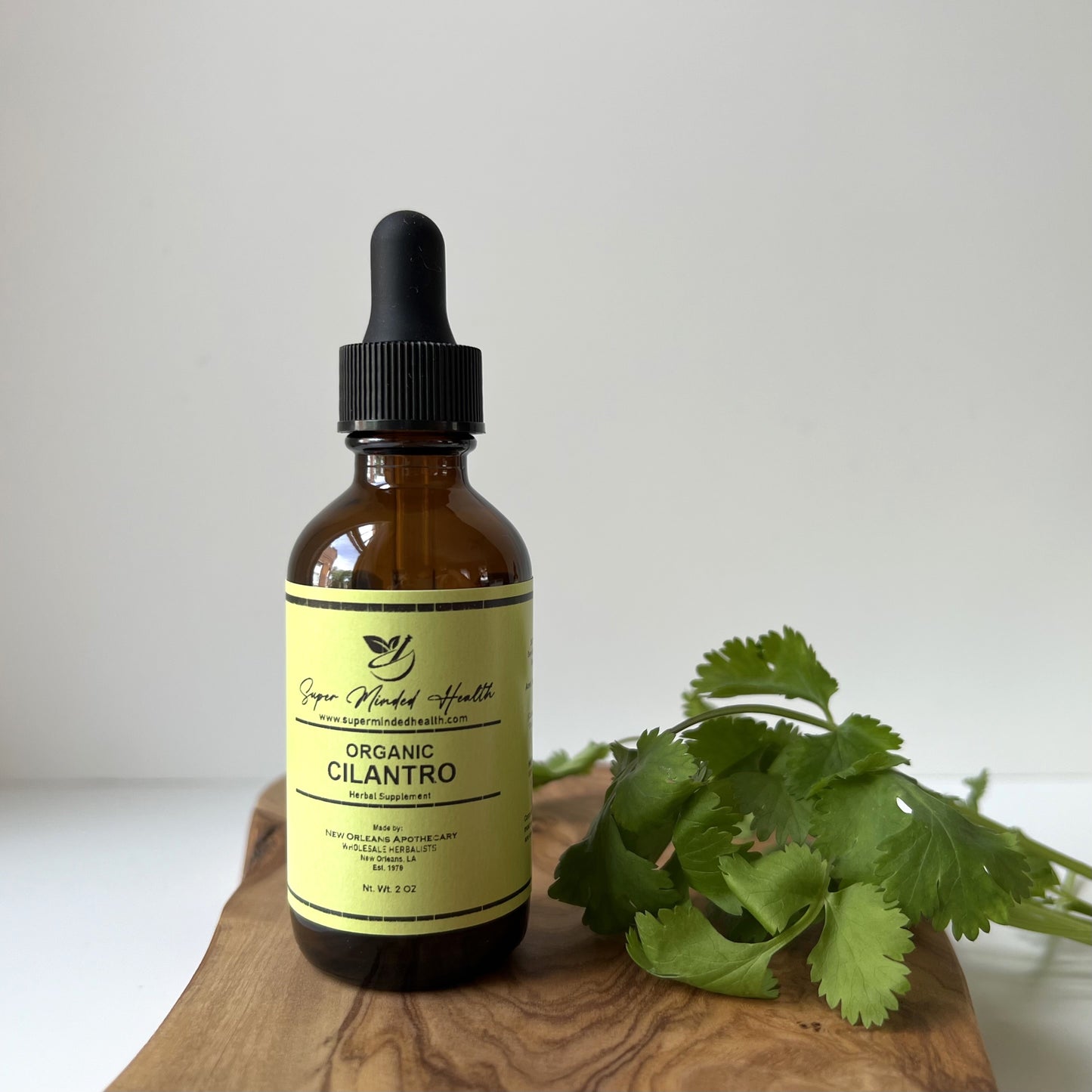 Cilantro Tincture | Organic Coriandrum Sativum | Heavy Metal Detox