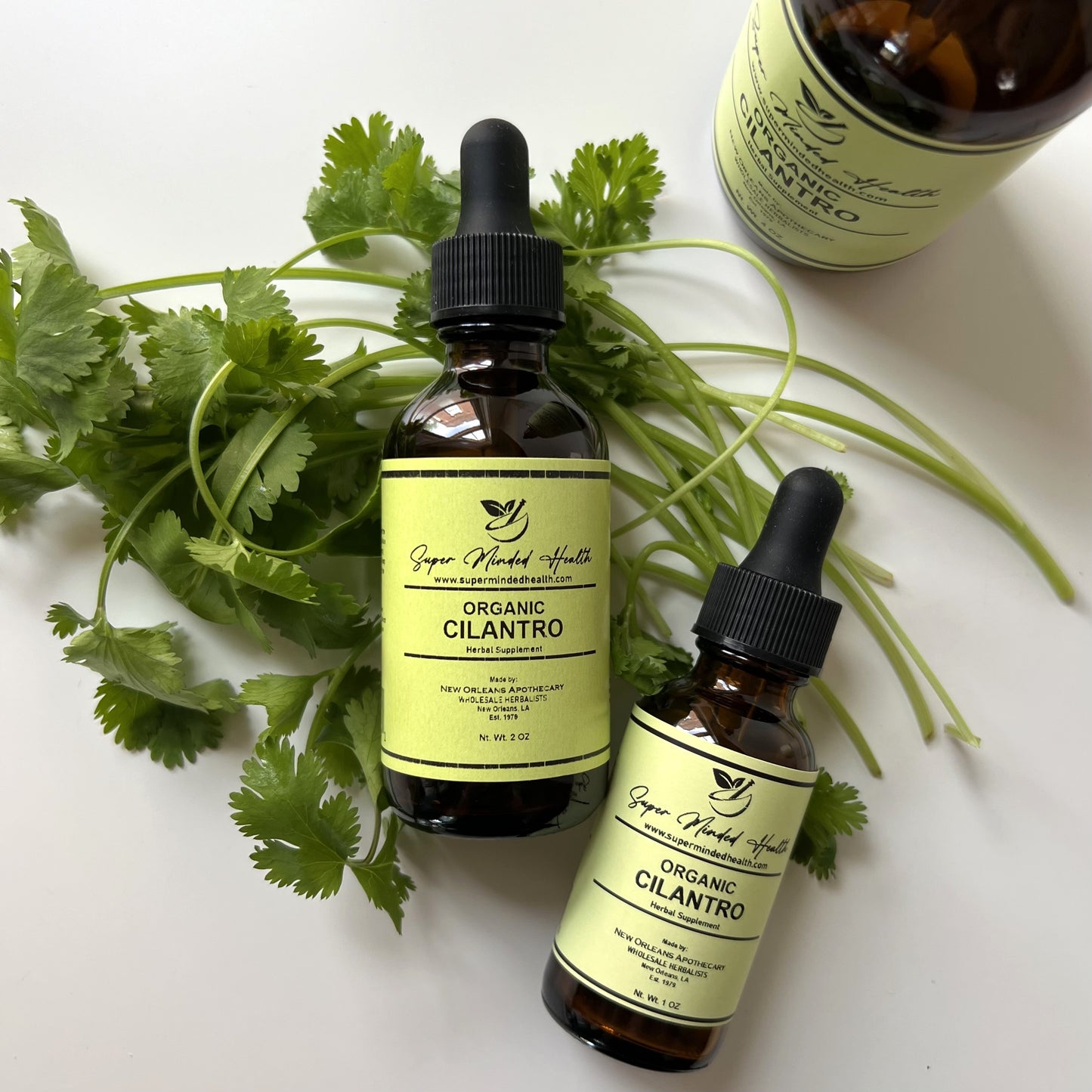 Cilantro Tincture | Organic Coriandrum Sativum | Heavy Metal Detox