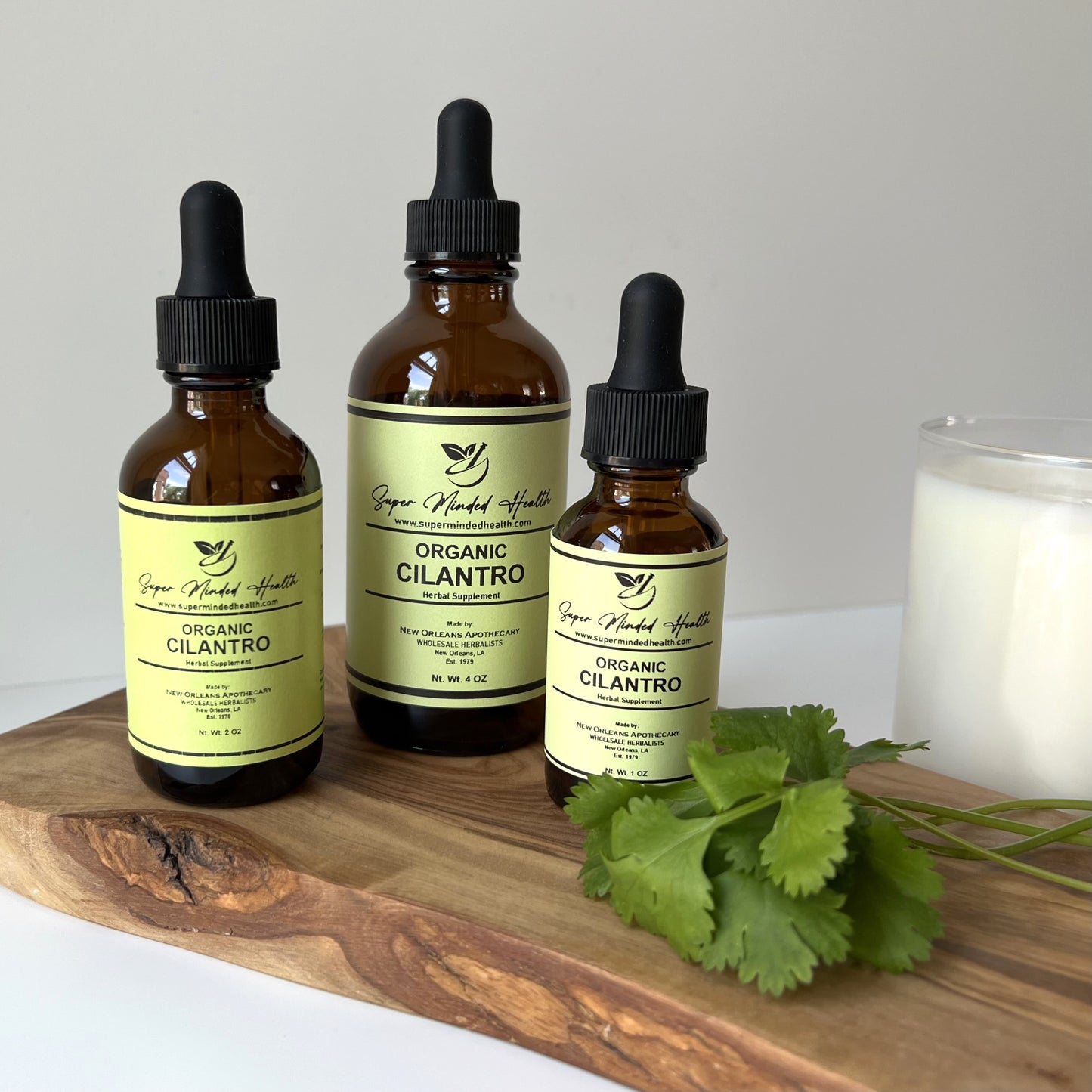 Cilantro Tincture | Organic Coriandrum Sativum | Heavy Metal Detox