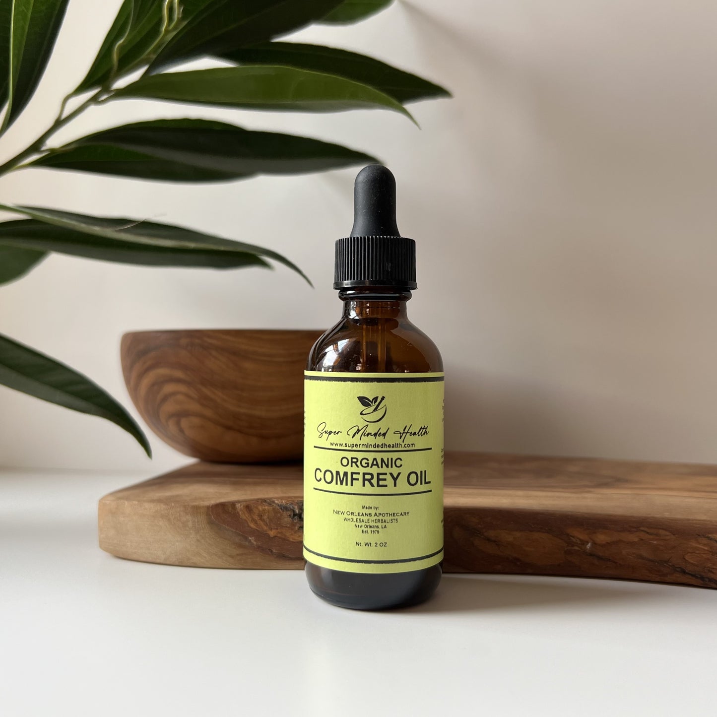 Comfrey Oil | Organic | Lemon Balm + Coconut Oil | High Potency