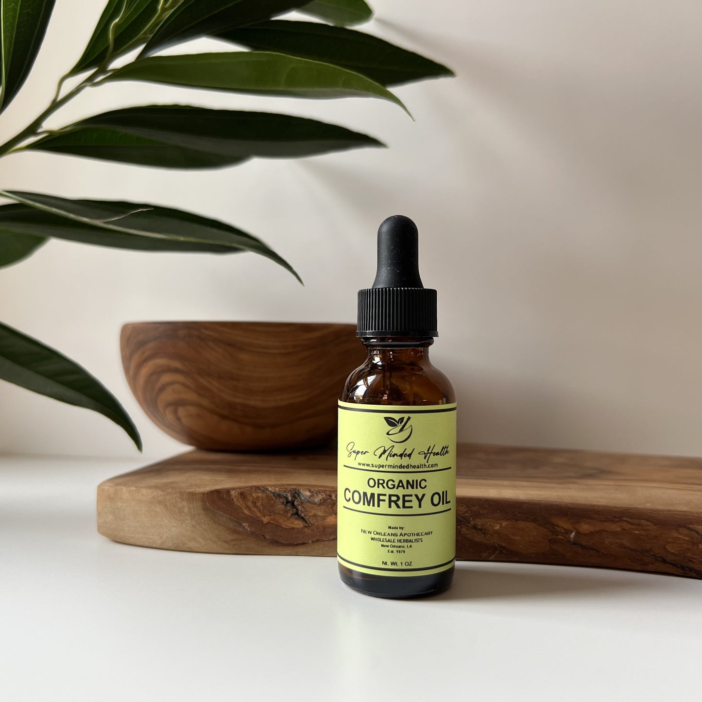 Comfrey Oil | Organic | Lemon Balm + Coconut Oil | High Potency