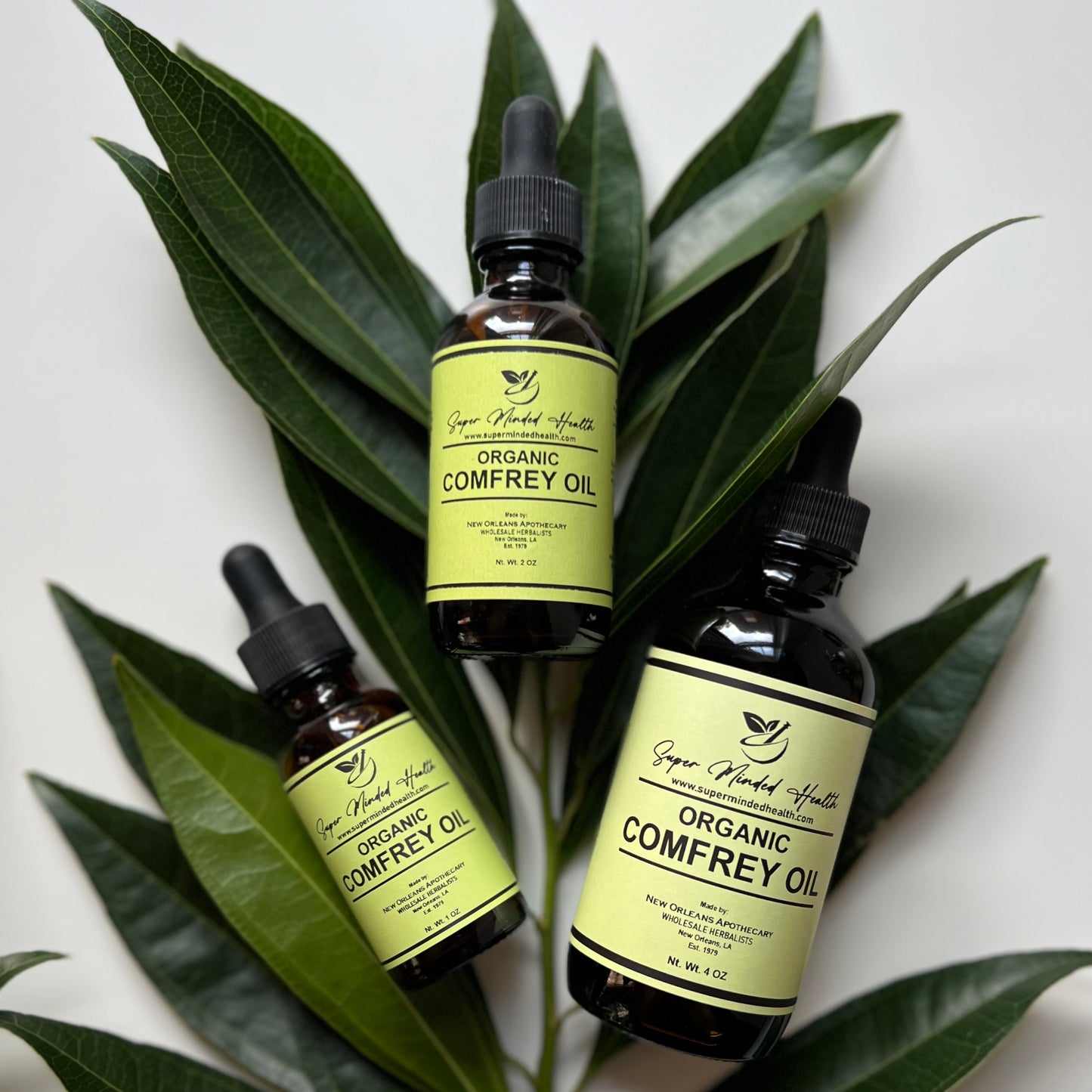 Comfrey Oil | Organic | Lemon Balm + Coconut Oil | High Potency