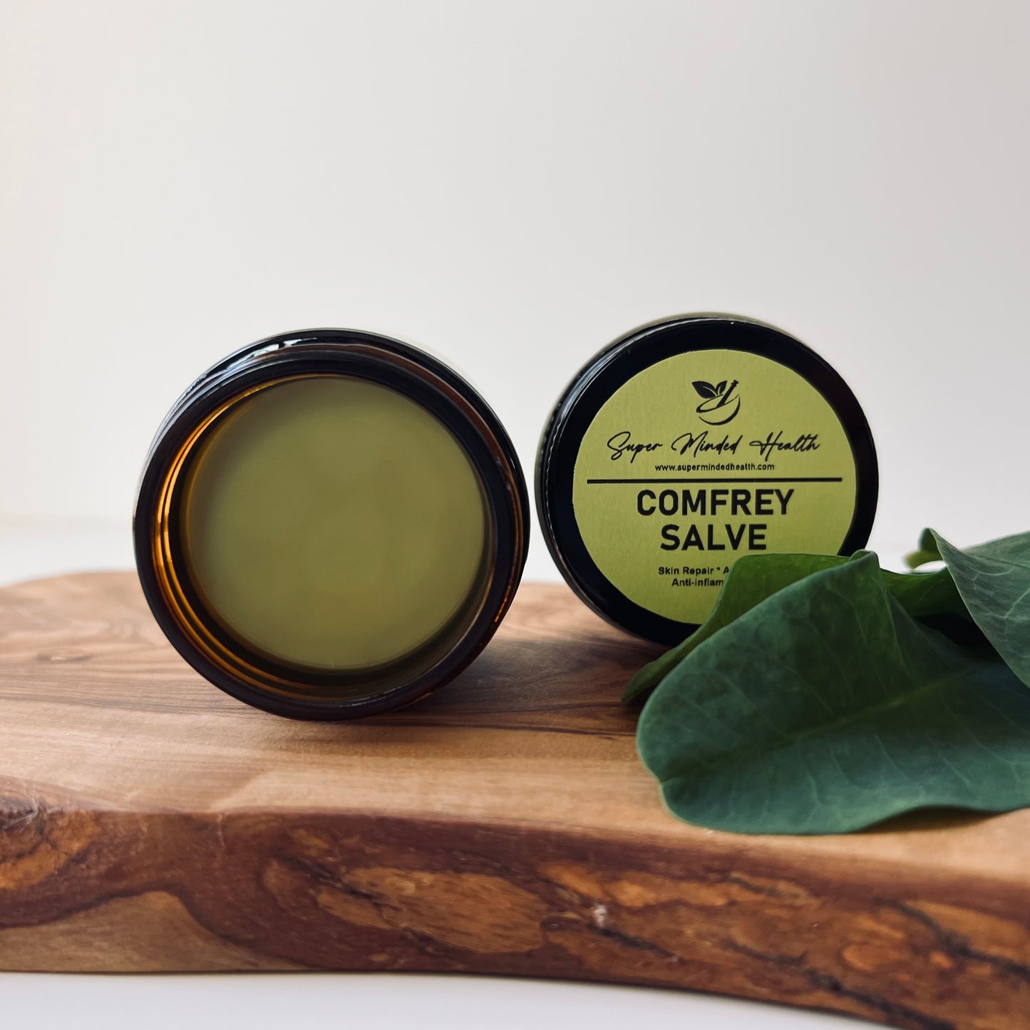 Comfrey Salve | Miracle Green | High Potency | Boneknitter |All Natural Herbal Salve