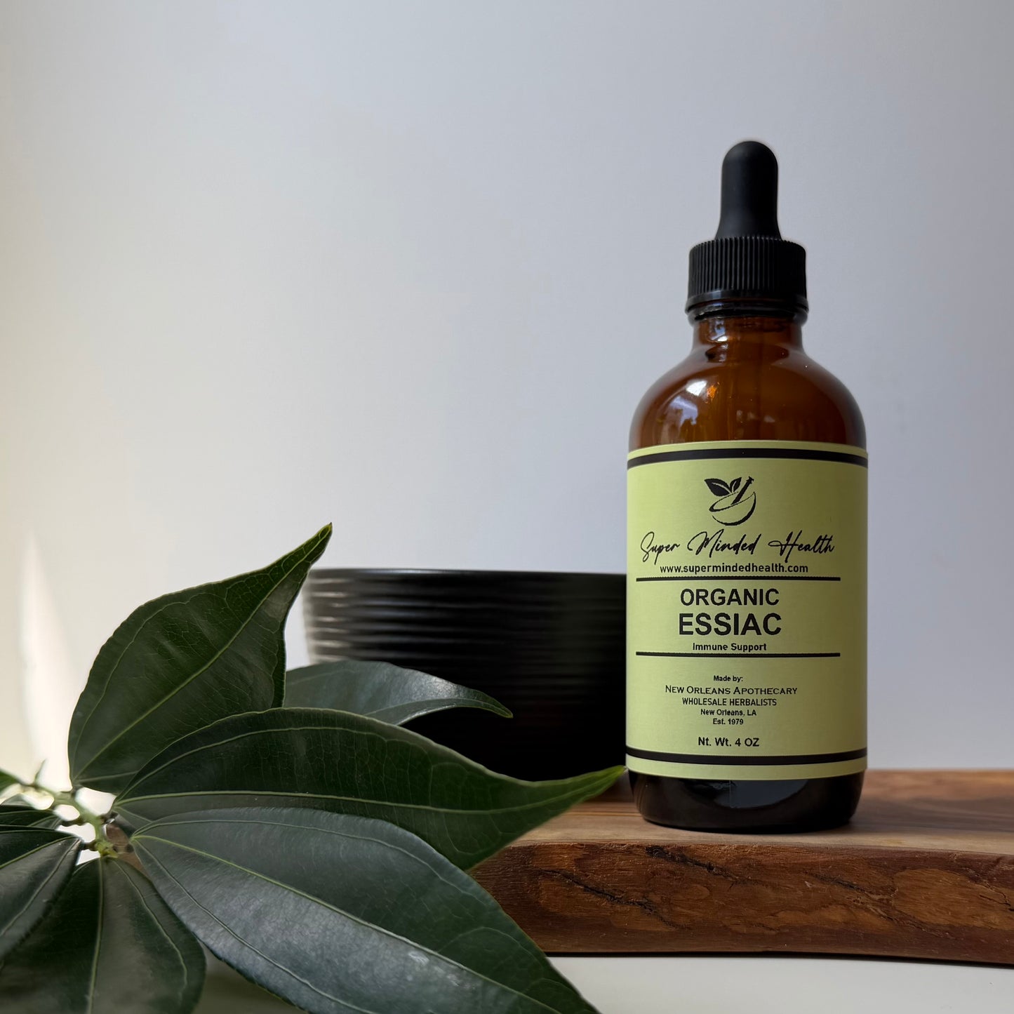 Essiac Herbal Tincture | Organic Traditional 4-Herb Blend | Detox, Immune & Whole-Body Wellness Support