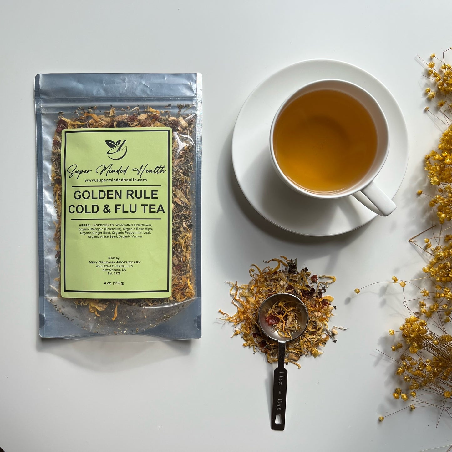 Golden Rule Cold and Flu Tea (32 Servings) Loose