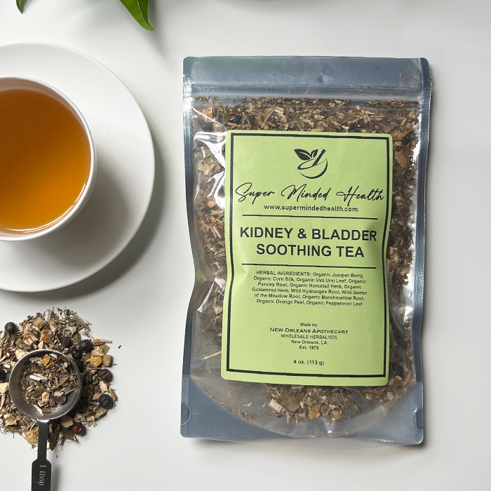 Organic Kidney Bladder Tea (32 Servings) Loose Herbal Detox Support Urinary Health Incontinence Bed Wetting