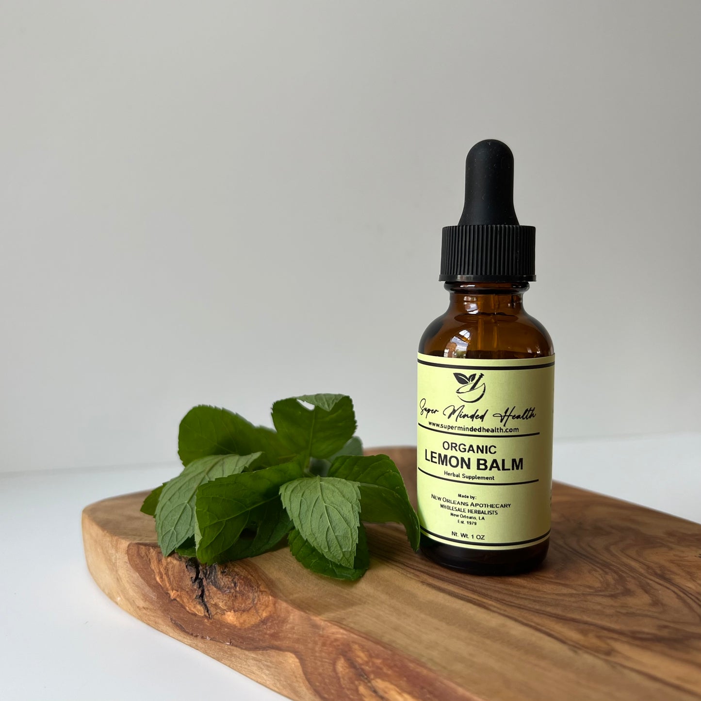 Lemon Balm Tincture | Organic Melissa Officinalis | Nervine