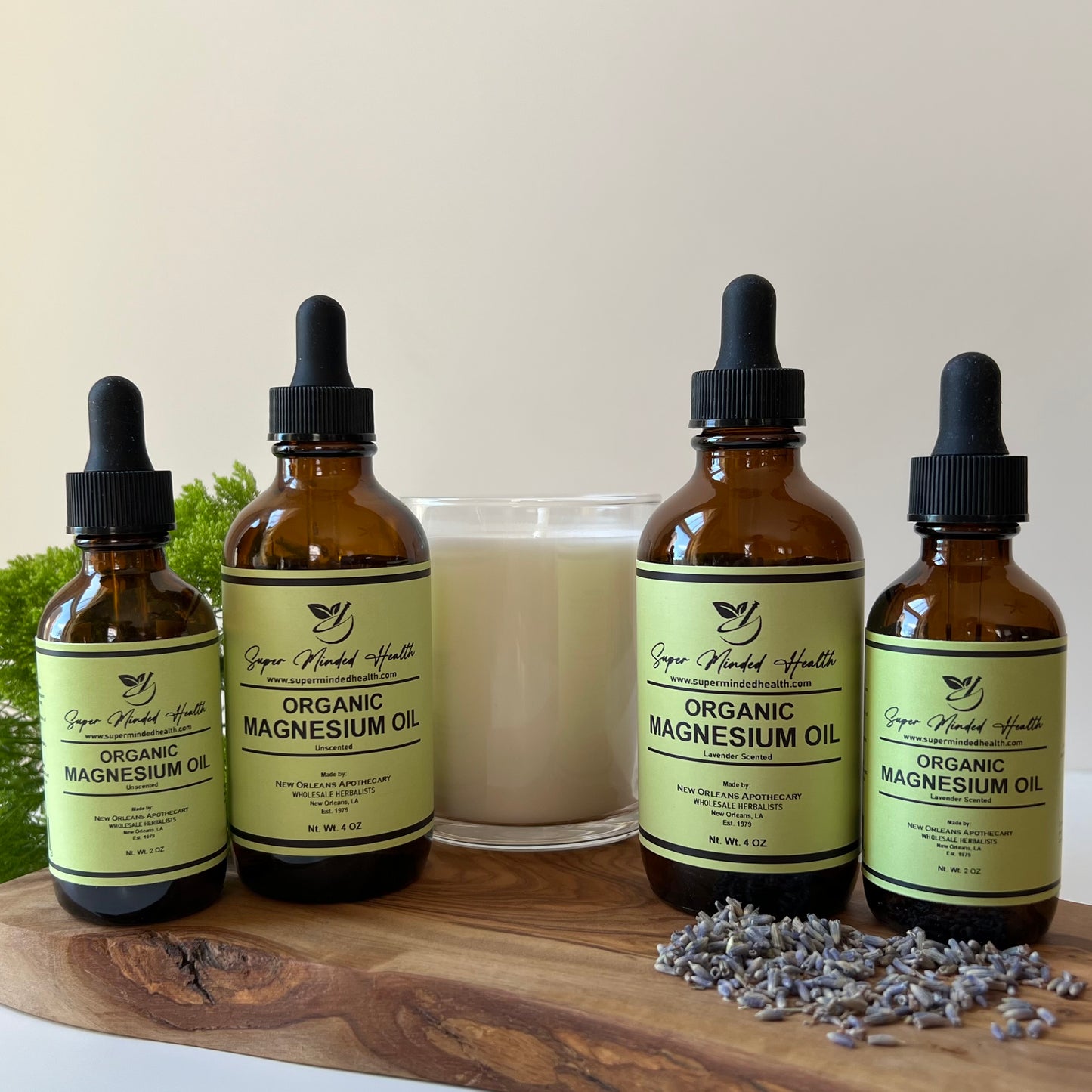 Magnesium Oil Organic Unscented Or Lavender Scent Aches & Pain