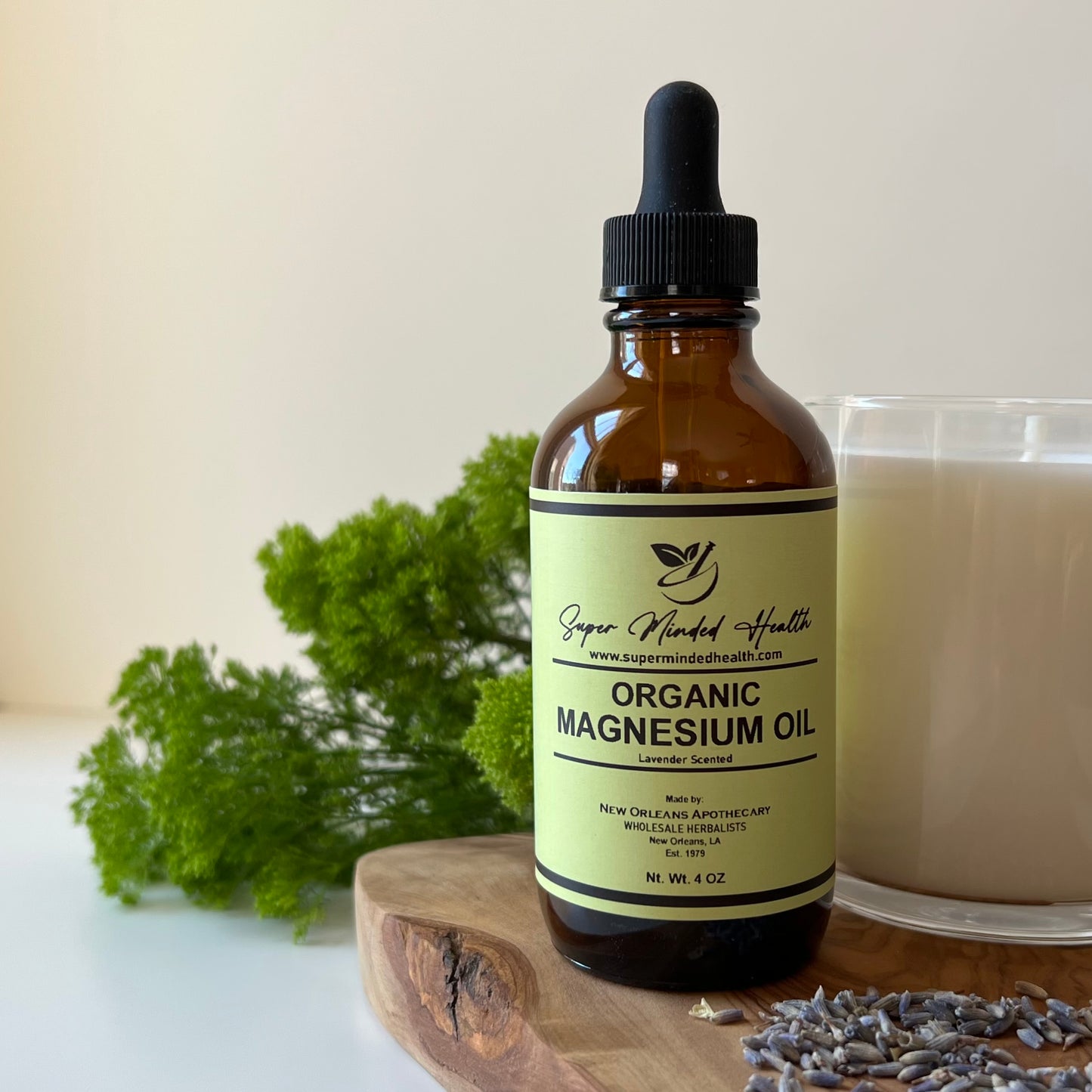 Magnesium Oil Organic Unscented Or Lavender Scent Aches & Pain