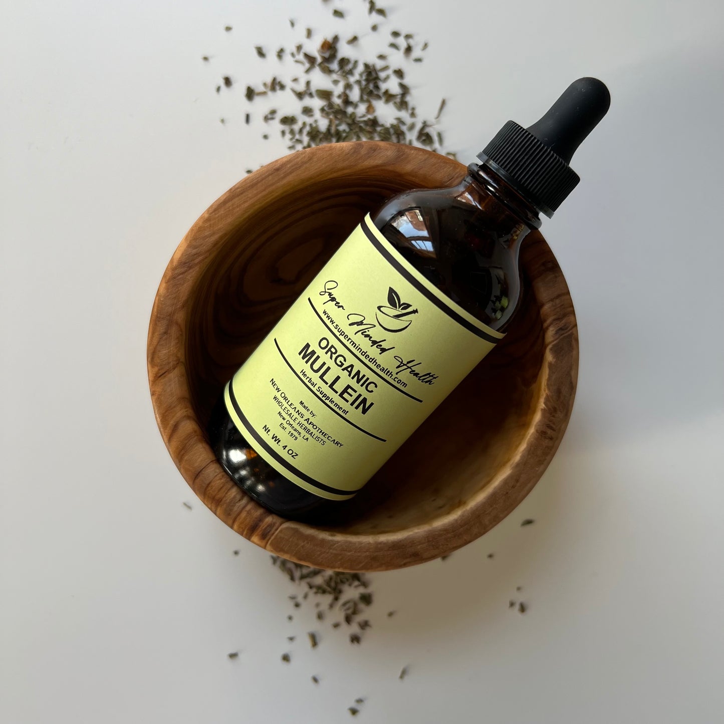 Mullein Tincture | Organic Verbascum Thapsus | Lung Cleanse | Expectorant