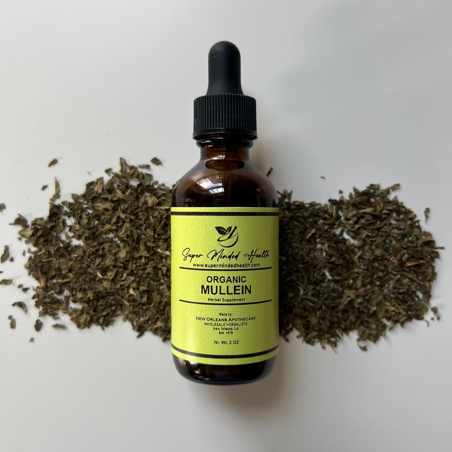 Mullein Tincture | Organic Verbascum Thapsus | Lung Cleanse | Expectorant