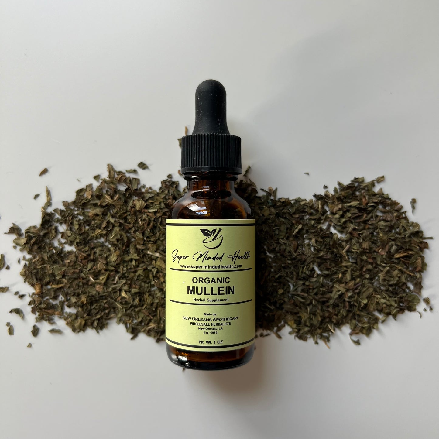 Mullein Tincture | Organic Verbascum Thapsus | Lung Cleanse | Expectorant