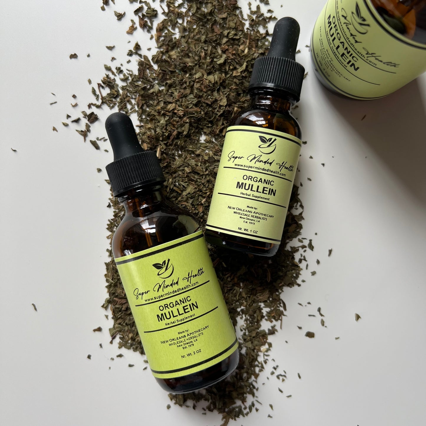 Mullein Tincture | Organic Verbascum Thapsus | Lung Cleanse | Expectorant