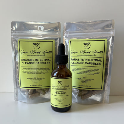Complete Parasite Intestinal Cleanse Kit | All Organic Herbs Zero Fillers Or Binders