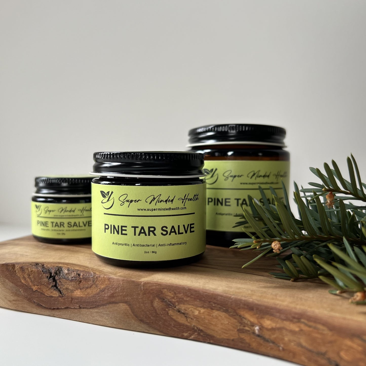 Pine Tar Salve | Skin Rash | Psoriasis | Eczema | Itchy Skin | All Natural Herbal Salve