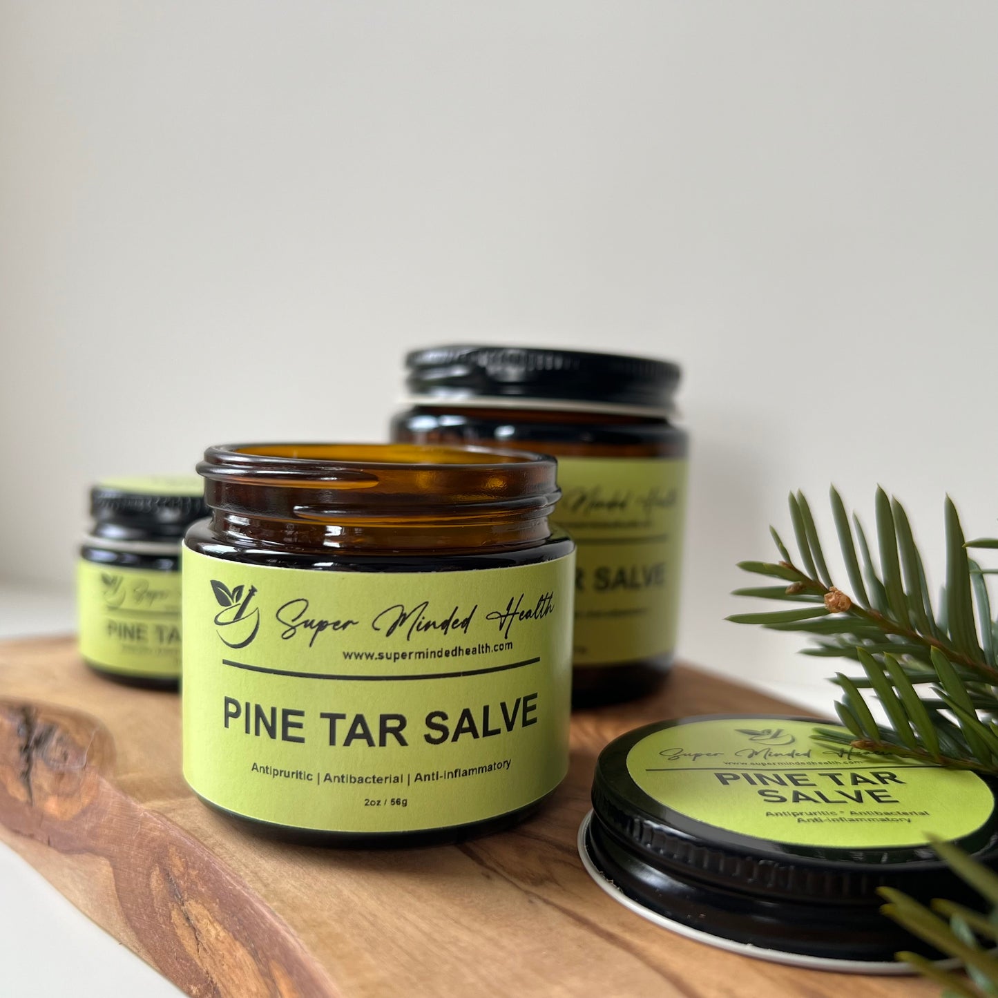 Pine Tar Salve | Skin Rash | Psoriasis | Eczema | Itchy Skin | All Natural Herbal Salve