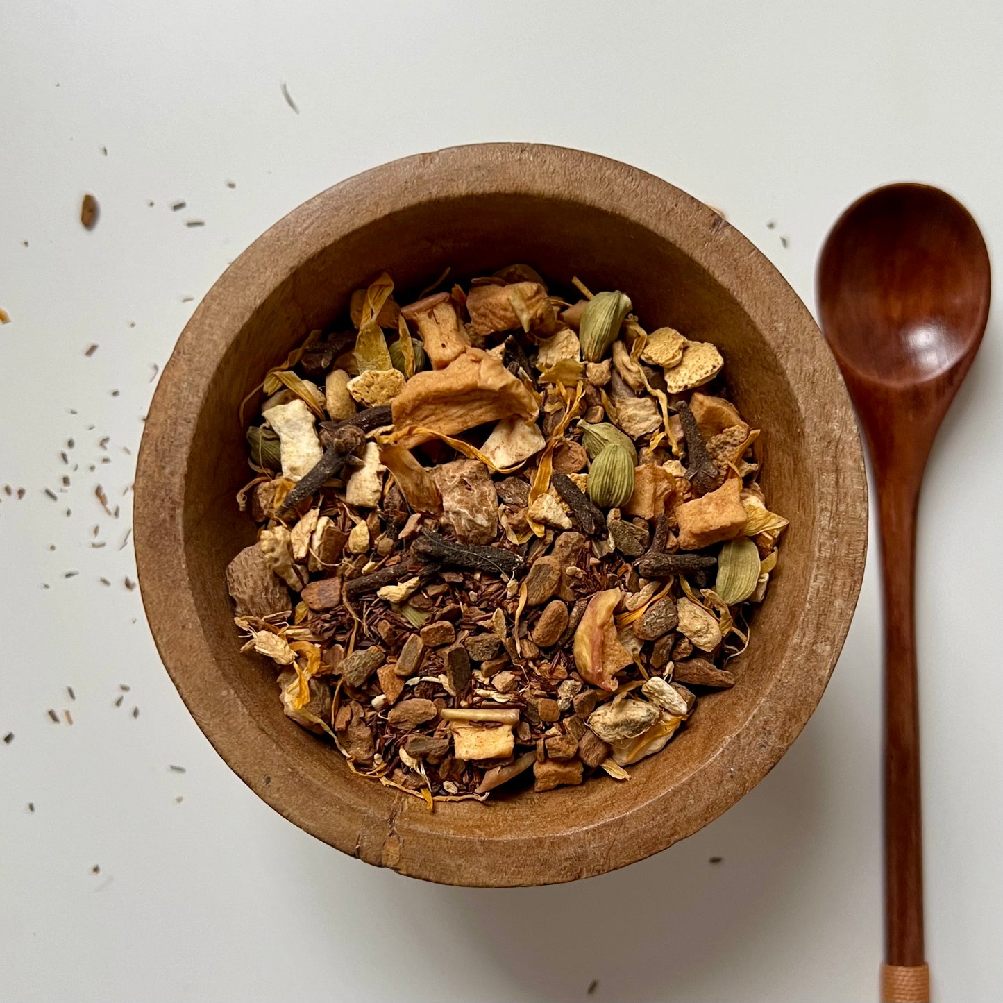 Autumn Spice Tea (32 Servings) Loose Organic Herbal Rooibos Tea Soothing Warmth