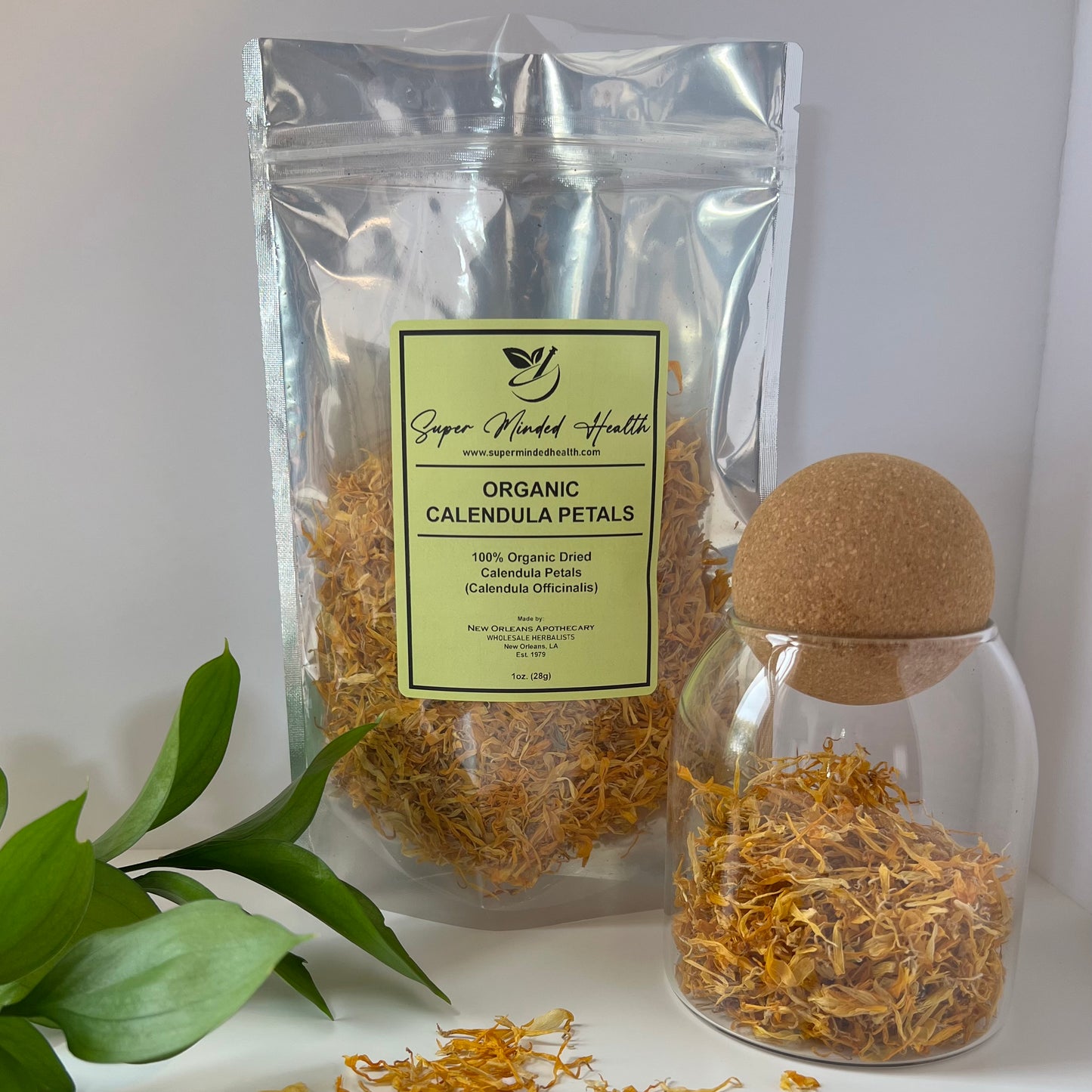Calendula Petals | C/S Organic Dried | Calendula Officinalis