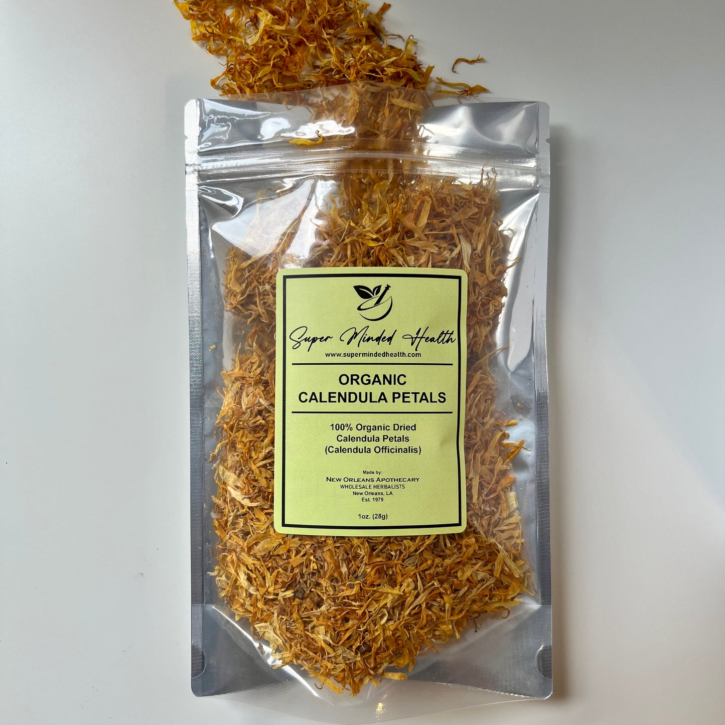 Calendula Petals | C/S Organic Dried | Calendula Officinalis