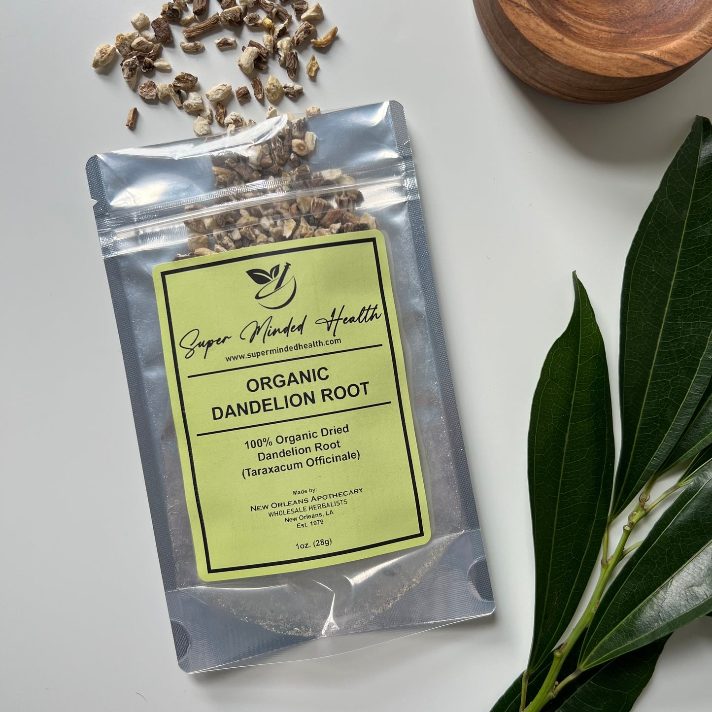 Dandelion Root | C/S Organic Dried Cut and Sifted | Taraxacum Officinale