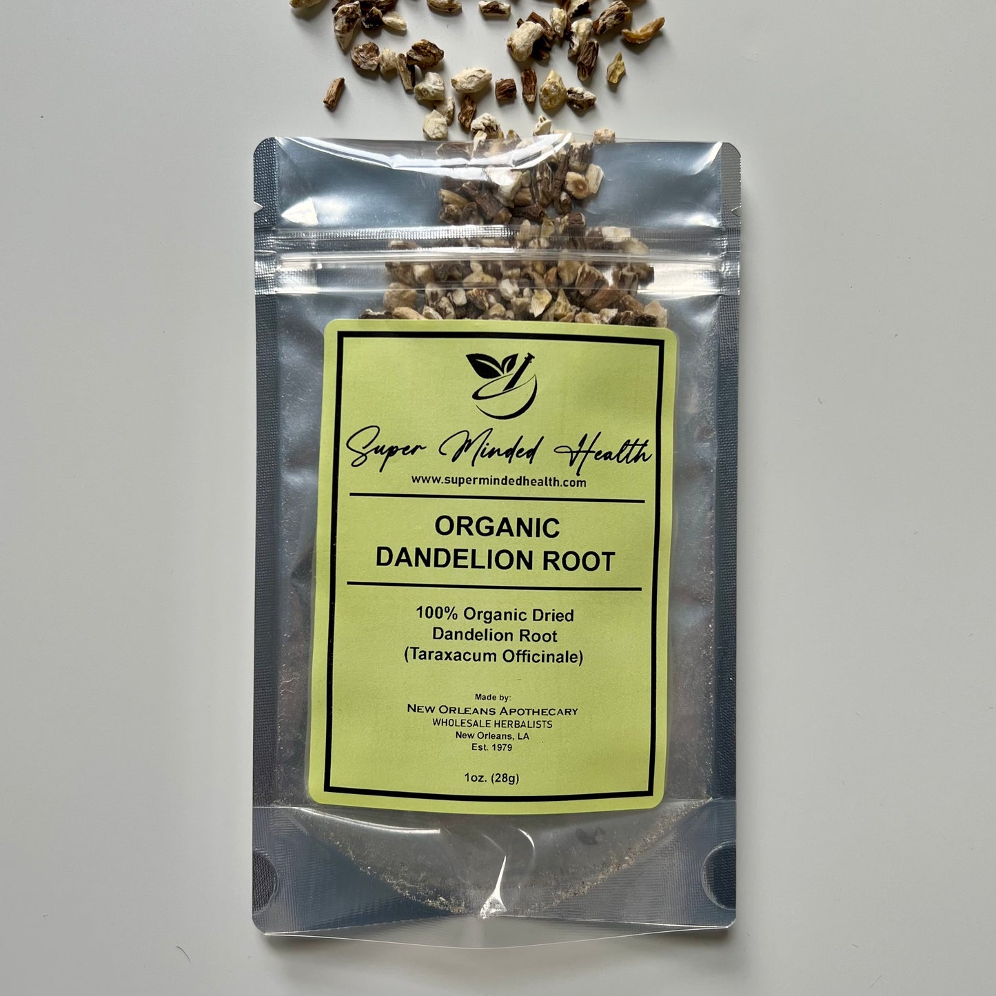 Dandelion Root | C/S Organic Dried Cut and Sifted | Taraxacum Officinale