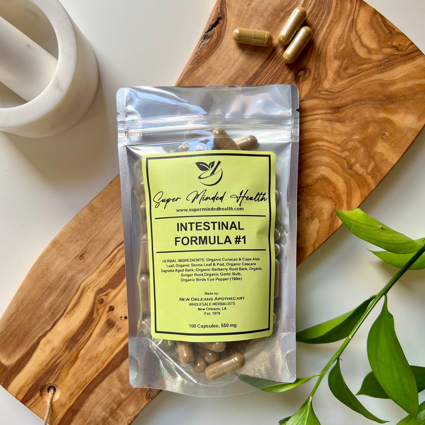 Intestinal Formula 1 Colon Cleanse Super Flush All Organic Detox Weight Loss