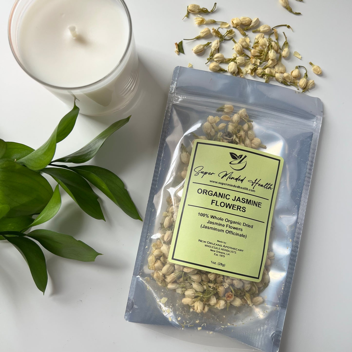 Jasmine Flower | C/S Organic Whole | Jasminum Officinale