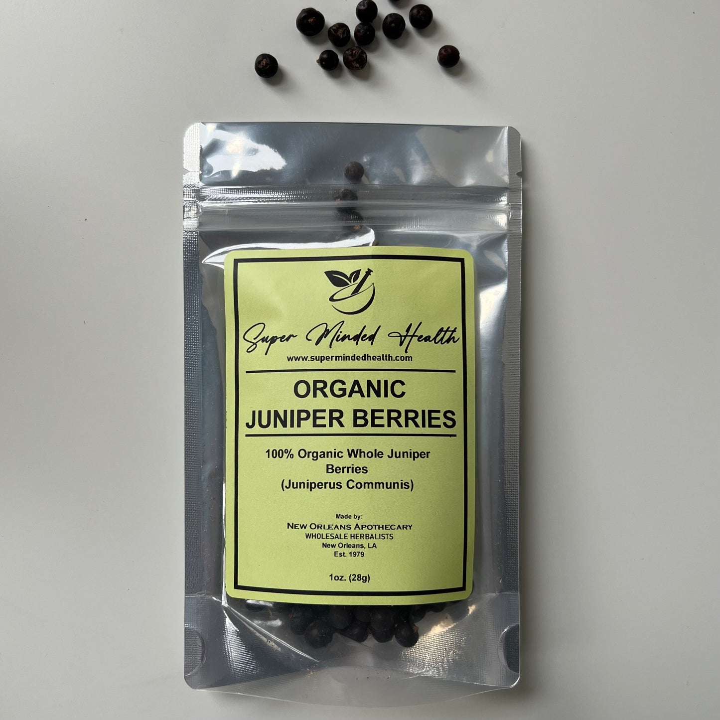 Juniper Berries | C/S Organic Whole Dried | Juniperus Communis