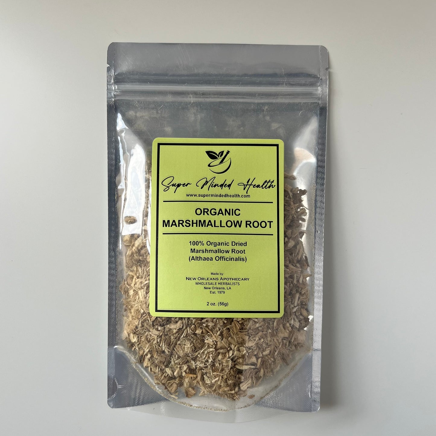 Marshmallow Root | C/S Organic Dried Cut and Sifted | Althaea Officinalis | Demulcent