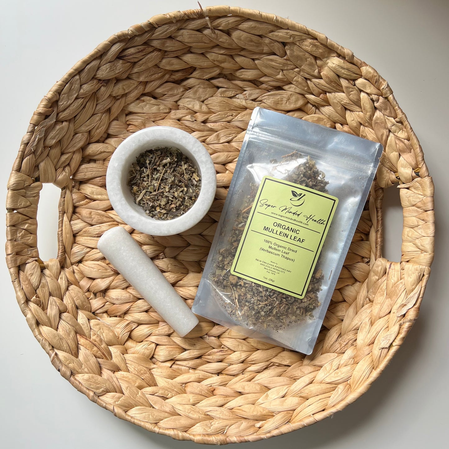 Mullein Leaf | C/S Organic Dried Cut and Sifted Verbascum Thapus | Expectorant