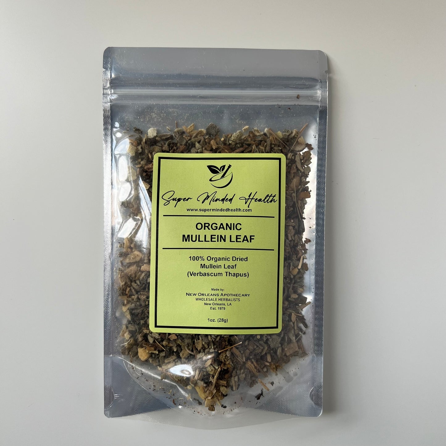 Mullein Leaf | C/S Organic Dried Cut and Sifted Verbascum Thapus | Expectorant