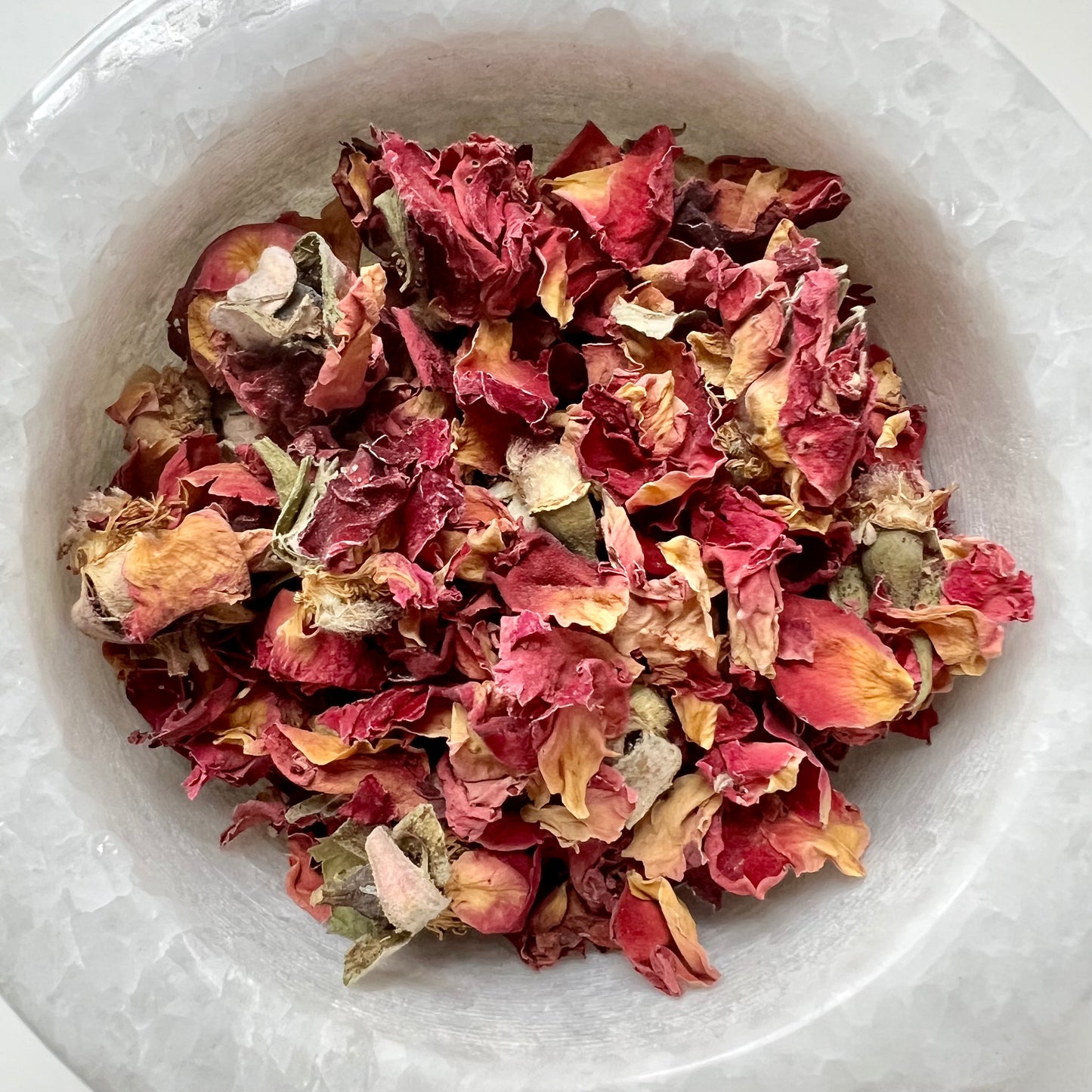 Rose Petal Flowers | C/S Organic | Edible Whole | Rosa Centifolia | Astringent Nervine