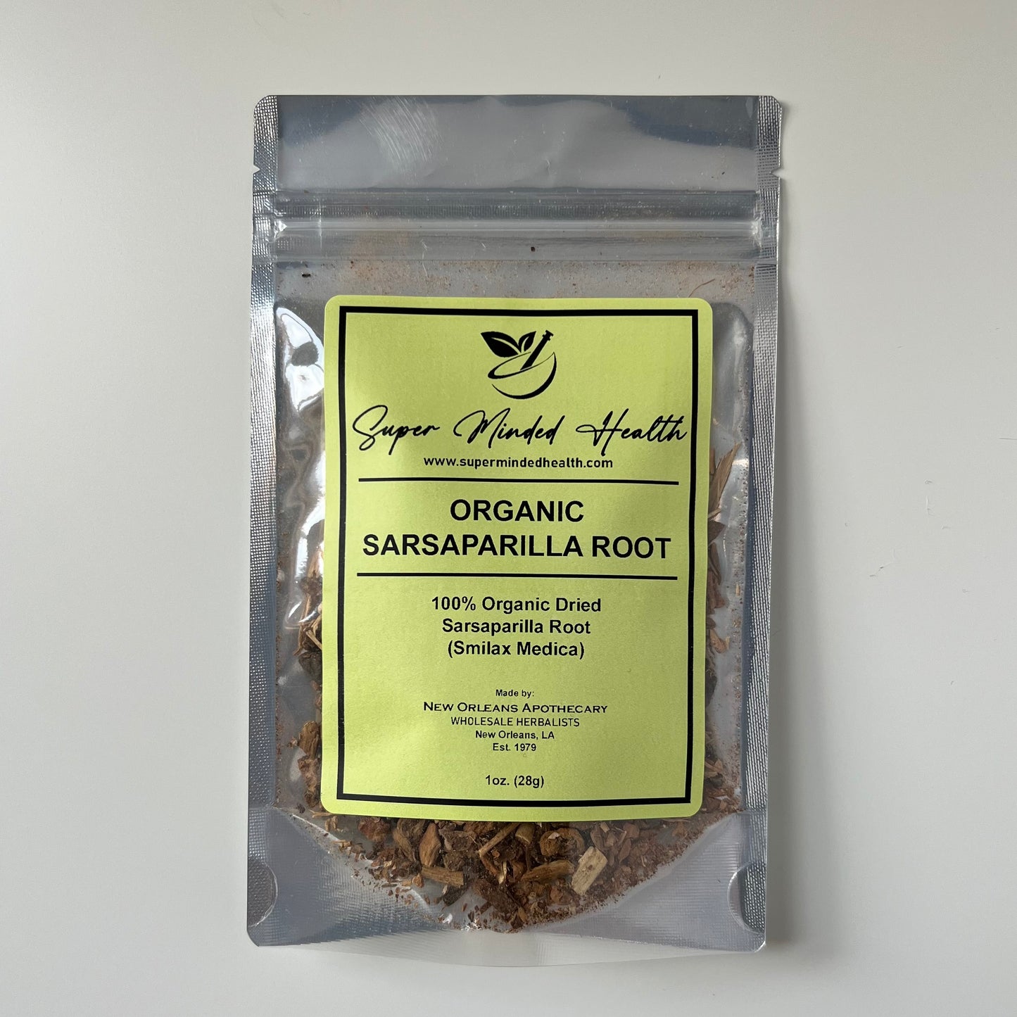 Sarsaparilla Root | C/S Organic Dried Cut and Sifted | Smilax Medica