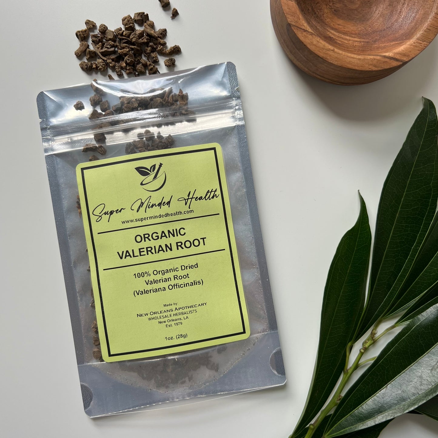 Valerian Root | C/S Organic | Dried Cut and Sifted | Valeriana Officinalis | Nervine