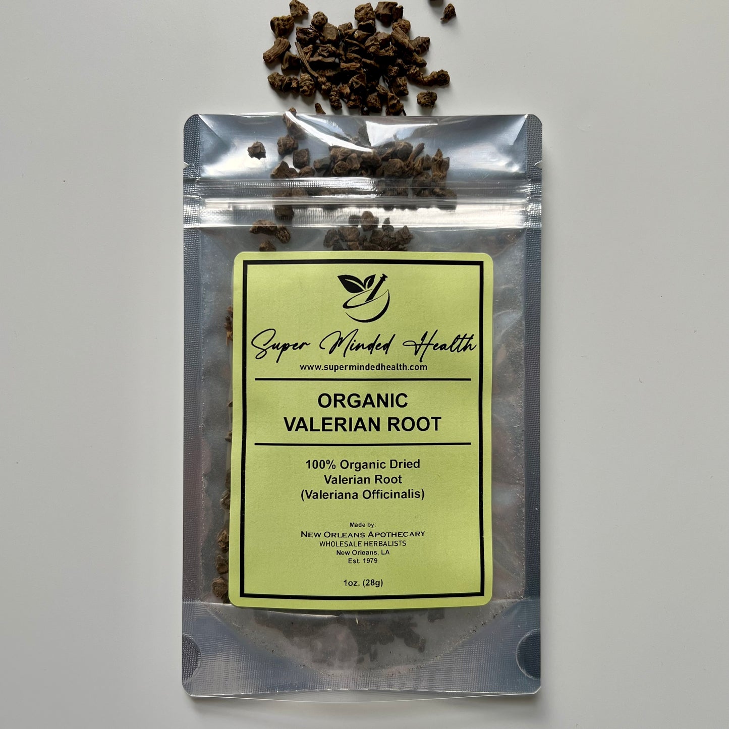 Valerian Root | C/S Organic | Dried Cut and Sifted | Valeriana Officinalis | Nervine