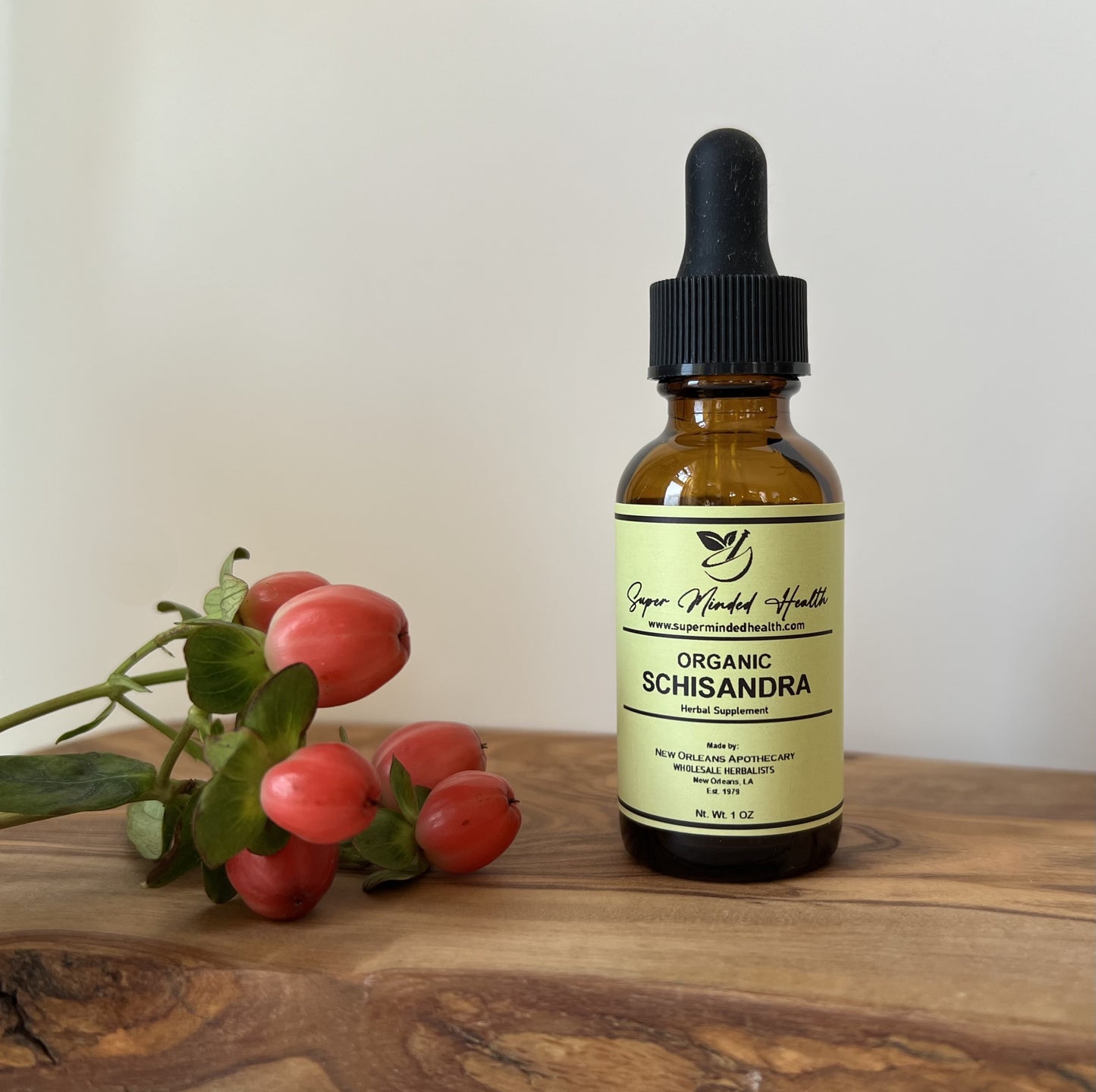 Schisandra Tincture | Schisandra Chinensis | Wu Wei Zi | Anti-Aging | Organic | Adaptogen