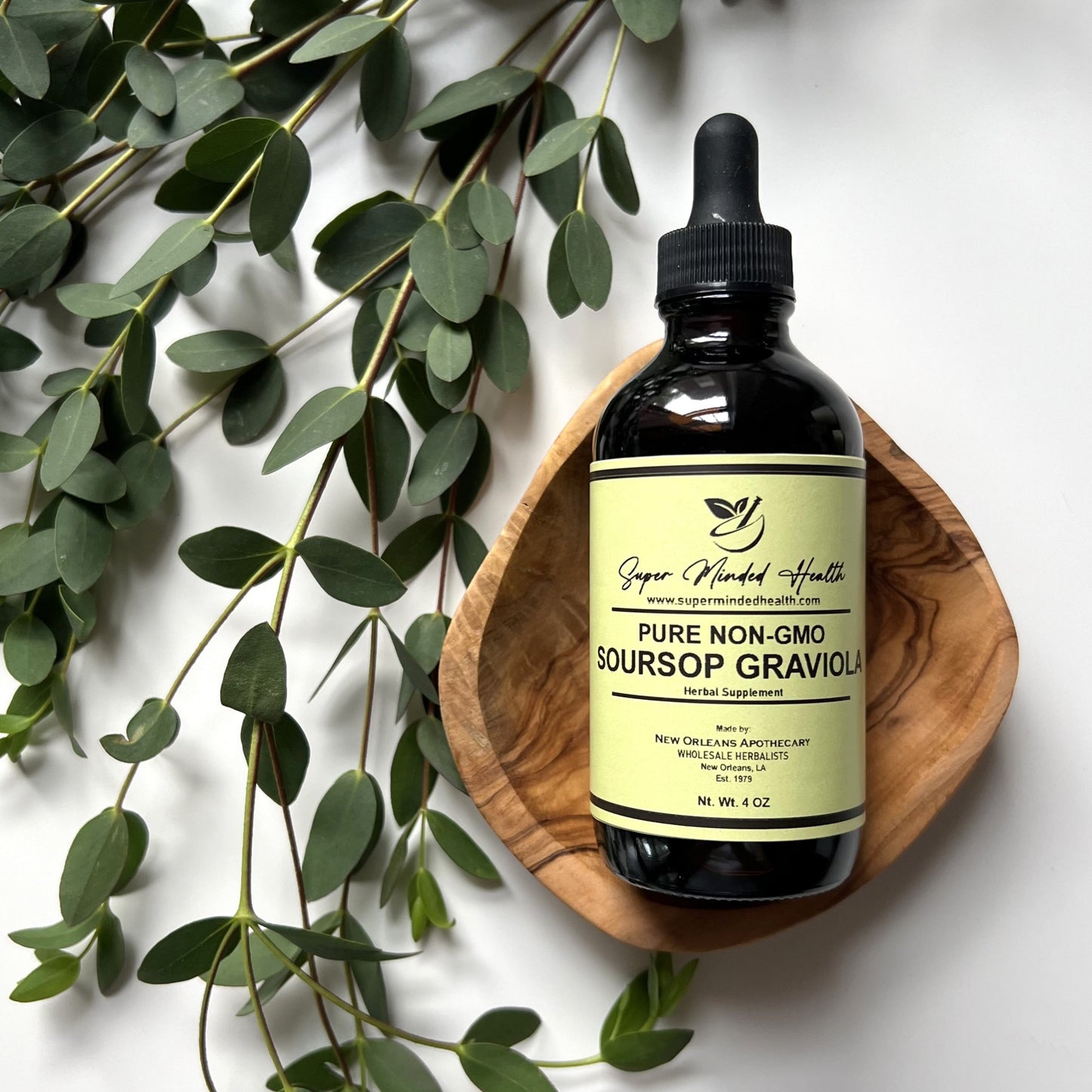 Soursop Graviola Leaf Tincture | Guanabana Paw-Paw | Annona Muricata | Non-Gmo
