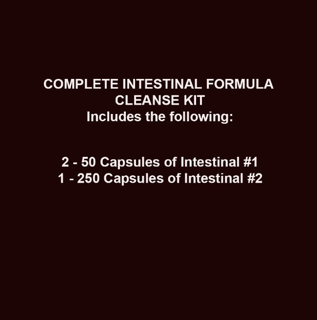Complete Intestinal Formula Colon Cleanse Kit | Detox | All Organic | Weight Loss