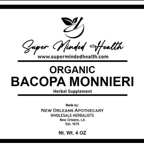 Bacopa Tincture | Organic Brahmi | Bacopa Monnieri | Cognitive Wellness Support