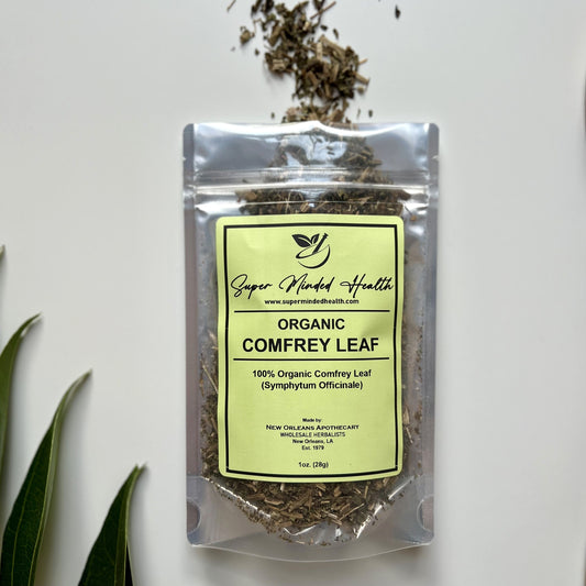 Comfrey Leaf | C/S Organic Dried Cut and Sifted | Symphytum Officinale | Demulcent