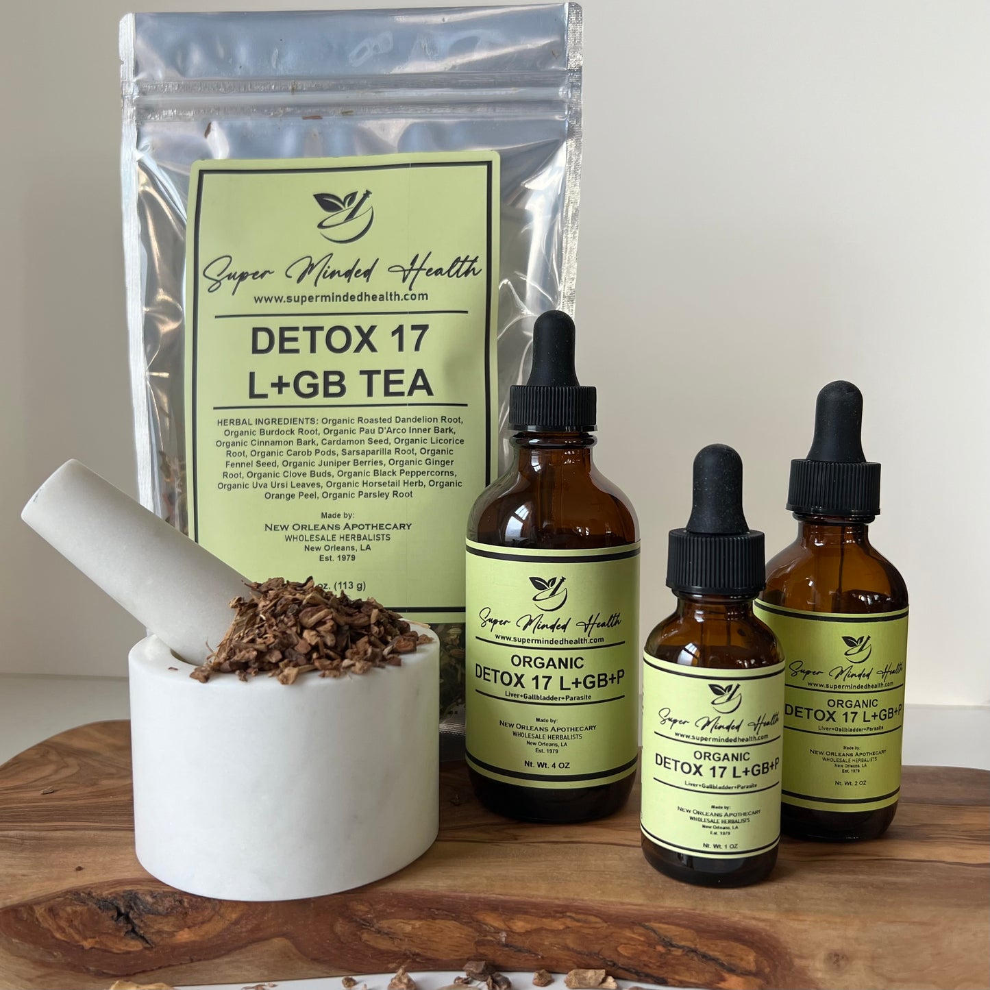 Detox 17 Tea | L+GB+P Tea | Organic Liver Gallbladder Parasite Tea Flush