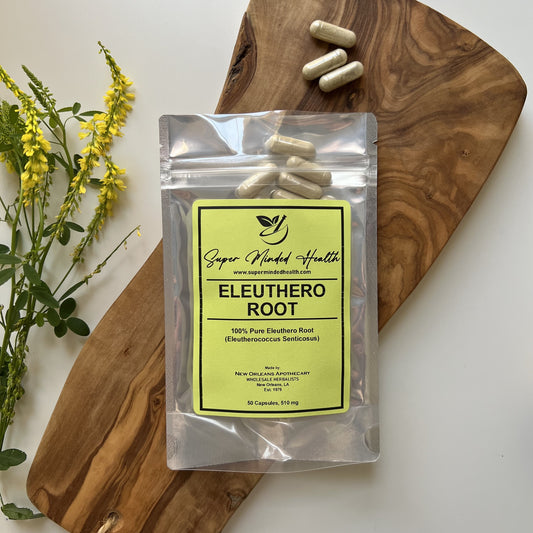 Eleuthero Root Capsules | 100% Pure | Siberian Ginseng | Adaptogen | 510mg