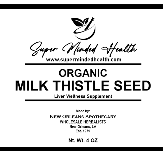 Milk Thistle Seed Tincture | Organic | Silybum Officinale | Liver Wellness