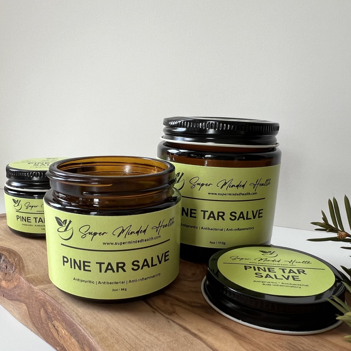 Pine Tar Salve | Skin Rash | Psoriasis | Eczema | Itchy Skin | All Natural Herbal Salve