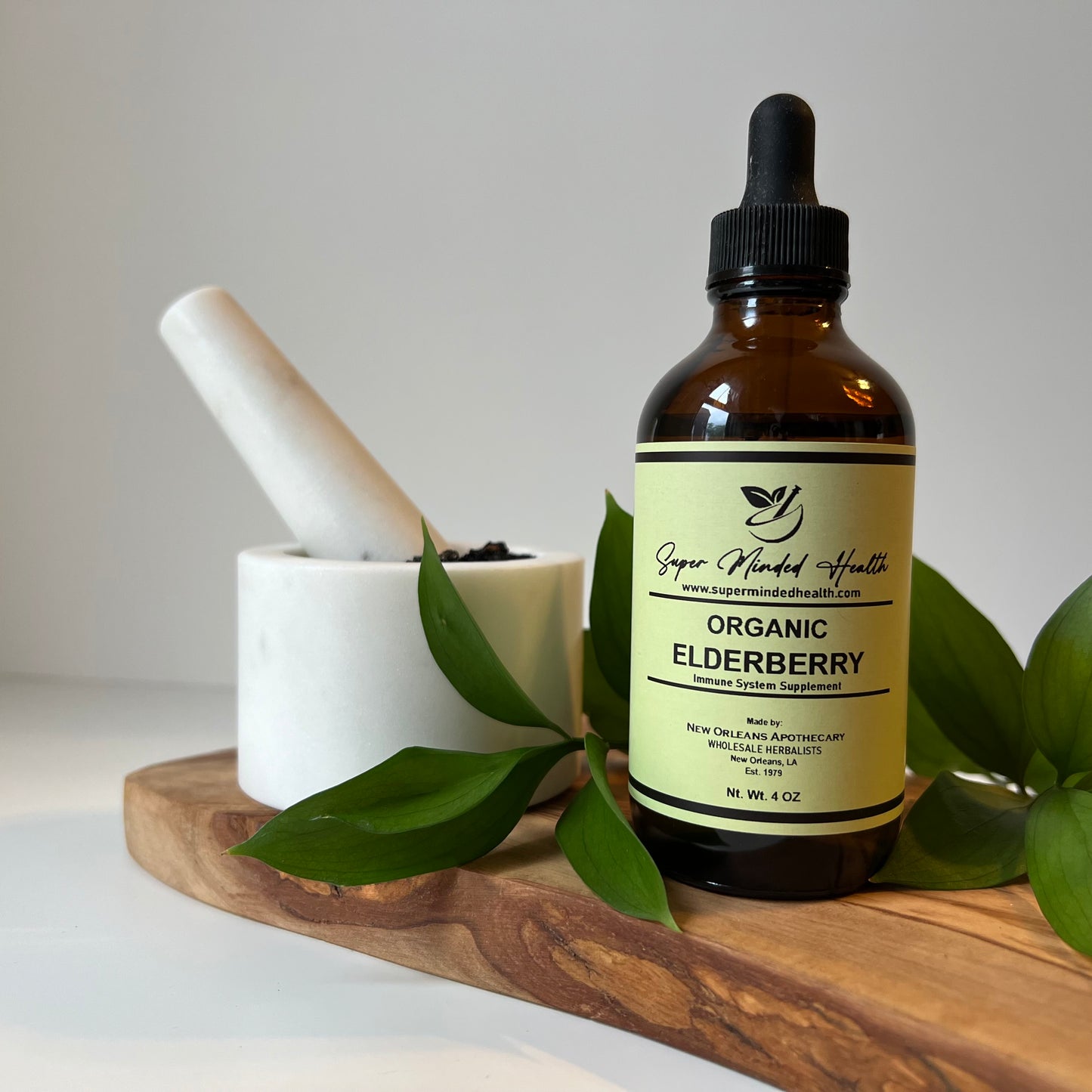 Organic Elderberry Tincture Extract 30ml Herbal Immune Support Sambucus Nigra