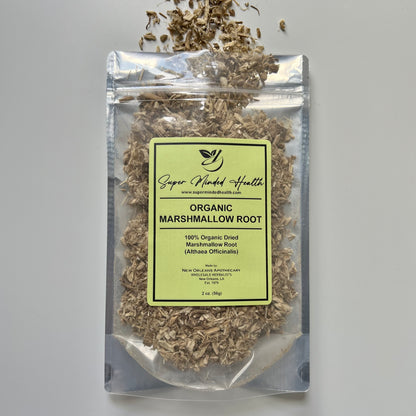 Marshmallow Root 100% Pure Organic Dried Cut and Sifted (Althaea Officinalis)